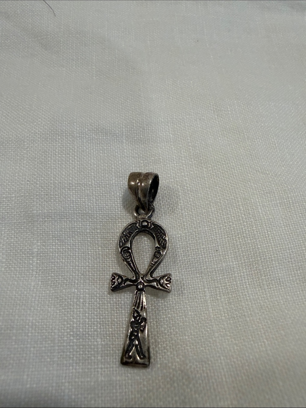 Sterling Silver Egyptian Ankh Pendant